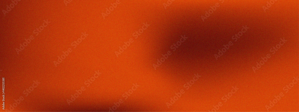Poster Abstract background with deep red gradient with soft grains and noise. Color gradient, ombre. Rough, grain, noise. Colorful bright spots. Gradient blurred pastel red gradient foil shimmer texture