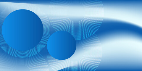 Gradient abstract background with circular line patterns. Vector illustration art