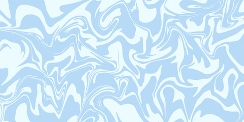 Abstract background seamless pattern with colorful waves. Trendy vector illustration in retro psychedelic style art