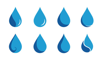 Transform projects with this glossy drop collection set featuring realistic water droplets and fresh clean drop graphics for any creation

