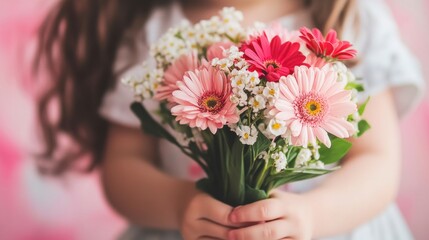 A heartwarming illustration captures the essence of Mother's Day.