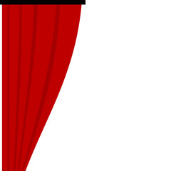 Theater Curtain Illustration