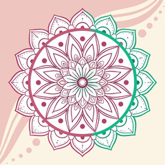 Mandala Pattern Stencil doodles sketch