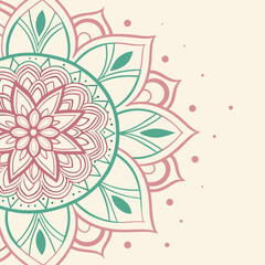 Mandala Pattern Stencil doodles sketch