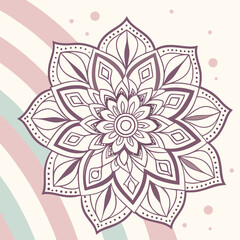 Mandala Pattern Stencil doodles sketch
