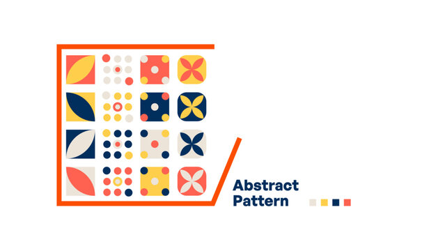 A sleek geometric pattern with balanced shapes and soft yet vibrant colors. Designed for laptop screens, it adds a contemporary touch to workspaces without being distracting - Powered by Adobe