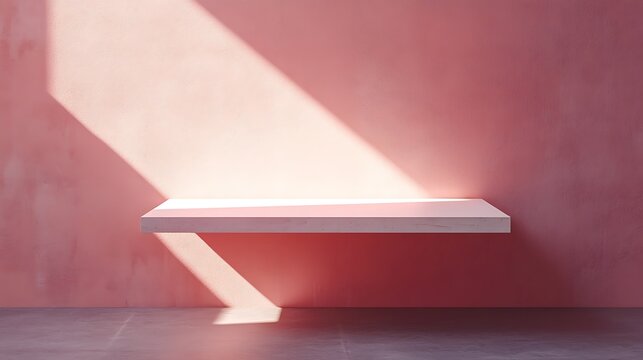 Elegant minimalist typography floating on peachy gradient background, soft morning light casting subtle shadows, clean sans-serif letters hovering in 3D space, gentle ambient occlusion