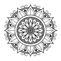 Mandala Pattern Stencil doodles sketch