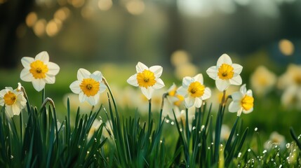 A close-up of pink cherry blossoms against a blue sky.