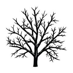tree silhouette vector