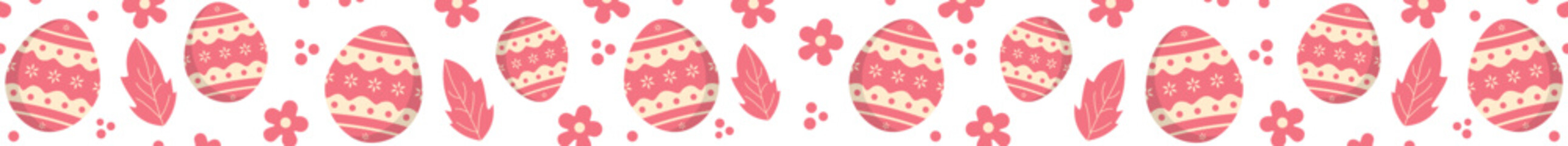 Easter Egg Seamless Pattern Decoration 