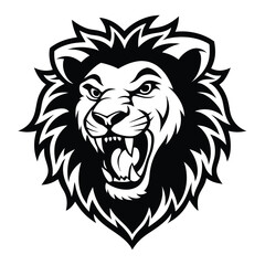 Fototapeta premium lion head mascot