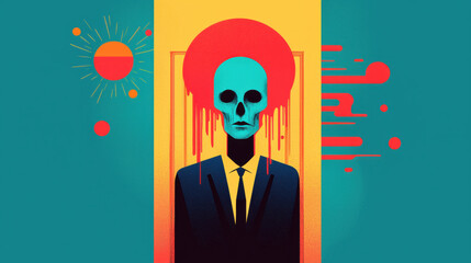 Psychological thriller, A psychological thriller image titled "A Shadow That Doesn't Match" with high fidelity details.