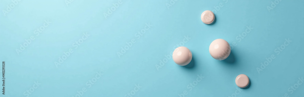 Poster A Simple Design Features One Object Surrounded By A Clean Blue Background Highlighting The Beauty Of Minimalism And Elegance In Design.