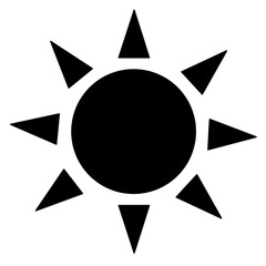 モノクロの太陽（黒）