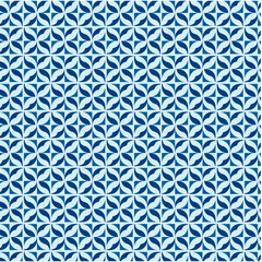 seamless pattern with blue flowers
