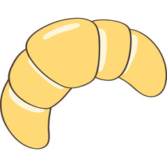 
Illustration of a Golden Croissant.