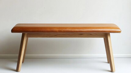 bench on white background
