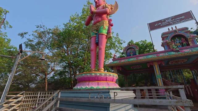  Veera Anjaneyar Kovil Pudupakkam and Anjaneyar Temple Sannidhi and Sri Vyasaraja Tirtha Pratishthita are the hill top temples at Gajagiri Hills, Kelambakkam, Vandalur Road, Pudupakkam, Chennai.