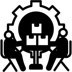 Vendor Meeting Icon