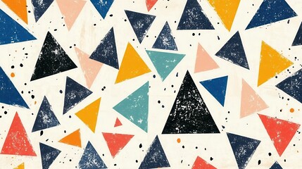 Obraz premium abstract white background with triangles illustration