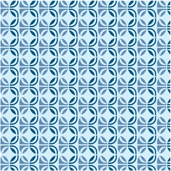seamless pattern with blue flowers
