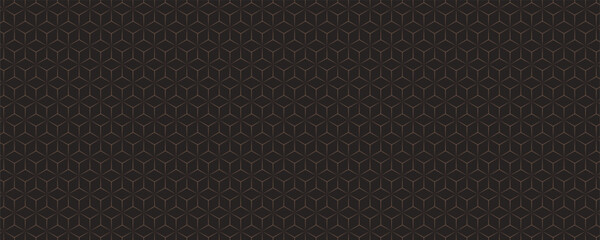 Obraz premium Elegant Black Geometric Pattern Background with Gold Lines