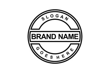 Fototapeta premium Elegant Vintage Retro Badge Label Emblem Logo design inspiration