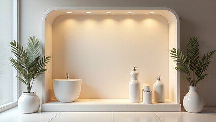 Sleek Product Display Mockup: Crisp Imagery & Balanced Design for Enhanced Online Retail Presentation with Empty Space for Customization