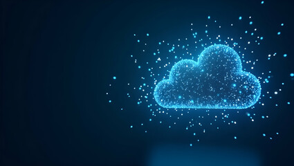 Advanced Cloud Innovation Solutions: Empowering Digital Transformation & Enterprise Growth with Cutting-Edge Technologies for Market Disruption - Photo Stock Concept with Left Space