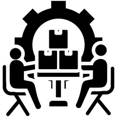Vendor Meeting Icon