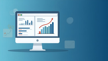 Examine advertising analytics frameworks that integrate performance metrics conversion tracking and data visualization to refine campaign strategies and measure ROI in  Photo Stock  Concept  and empty