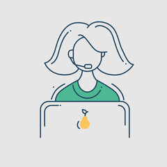 vektor template poster work p...