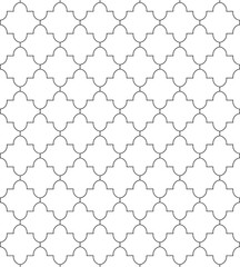 Fototapeta premium Seamless oriental traditional pattern with vintage motifs. Ideal for textile, wallpaper, wrapping paper, and cultural designs. Editable vector, high quality