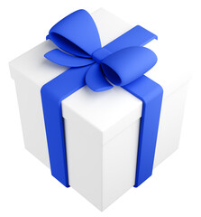 3Dイラスト_プレゼント_青