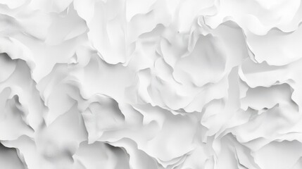 Obraz premium Seamless white watercolor paper background texture. Tileable thick rough kraft card stock flat lay backdrop pattern with copy space. High resolution artistic abstract creative concept 3D rendering.. 