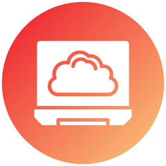 Vector Design Laptop Icon Style