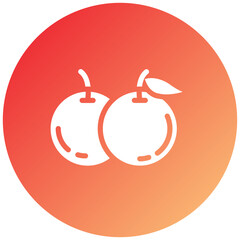 Vector Design Orange Icon Style