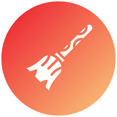 Vector Design Broomstick Icon Style