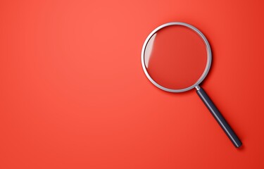 3Dイラスト_虫眼鏡