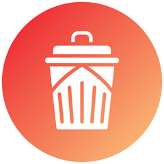 Vector Design Trash Can Icon Style
