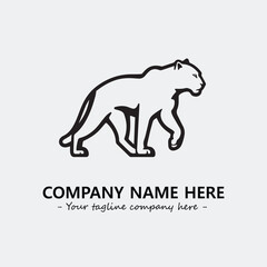 Phanter illustration black and white for logo company vector image
Phanter illustration black and white for logo company vector image
