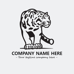 Phanter illustration black and white for logo company vector image
Phanter illustration black and white for logo company vector image
