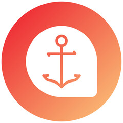 Vector Design Anchor Icon Style