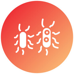 Bacteria Icon Style