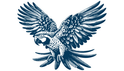Obraz premium parrot vector