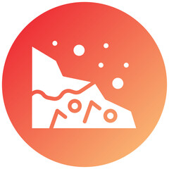 Snow Avalanche Icon Style