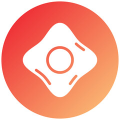 Fried Egg Icon Style