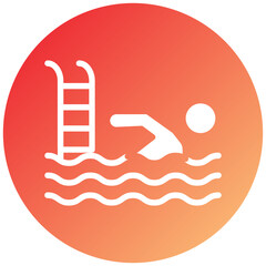 Swimming Pool Icon Style