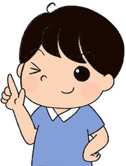 Fototapeta premium 윙크